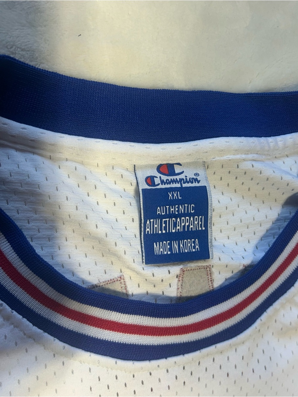 White Space Jam Tune Squad Champion Basketball Jersey - Picture 3 of 4